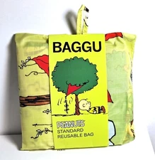 BAGGU X Peanuts Limited Edition Totebag / Yellow Charlie Brown Lucy Tote Bag