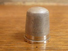 A nice Antique small James Fenton Silver Thimble