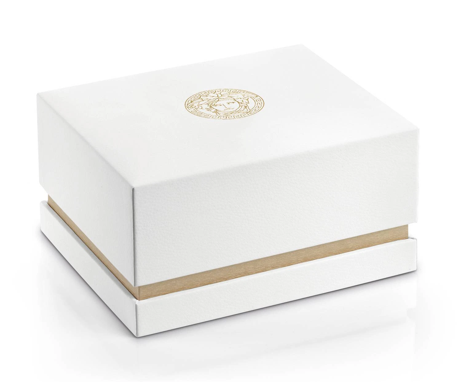 Versace Hellenyium GMT orologio uomo oro argento cassa quadrante blu 42 mm V11