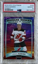 2019 OPC PLATINUM SUNSET JACK HUGHES RC PSA 10
