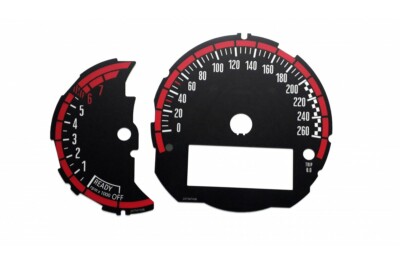 For MiniCooper F54/F55/F56/F57/F60 Speedometer Dialals from MPH Km/h Gauges WORKS