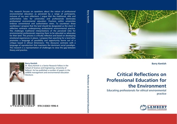 Barry Kentish | Critical Reflections On Professional Education For The...-image