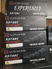 ALPHASONIK 5.25" 2 WAY COMPONENT SPEAKERS 180 WATTS MAX NEURON SERIES NS500C 