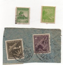 Vintage CHILE Correo Aero Airmail Stamp Postage Lot  Bx#1A