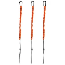 Tool Lanyard,3 Pcs Safety Lanyard with Carabiner,Shock Absorbing Safety8969