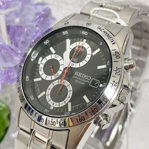 SEIKO 7T92 0DW0 chronograph wristwatch black box