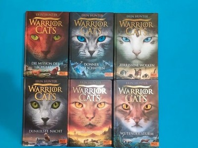 Warrior Cats Staffel 6 Komplett Vision von Schatten Bücher Hardcover Gebunden