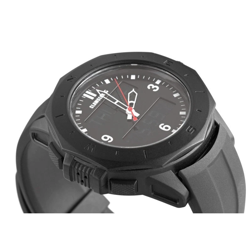 Claw Gear Orologio Dual Timer All Black Per Operatori Militari Con Bussola - Immagine 3 di 4