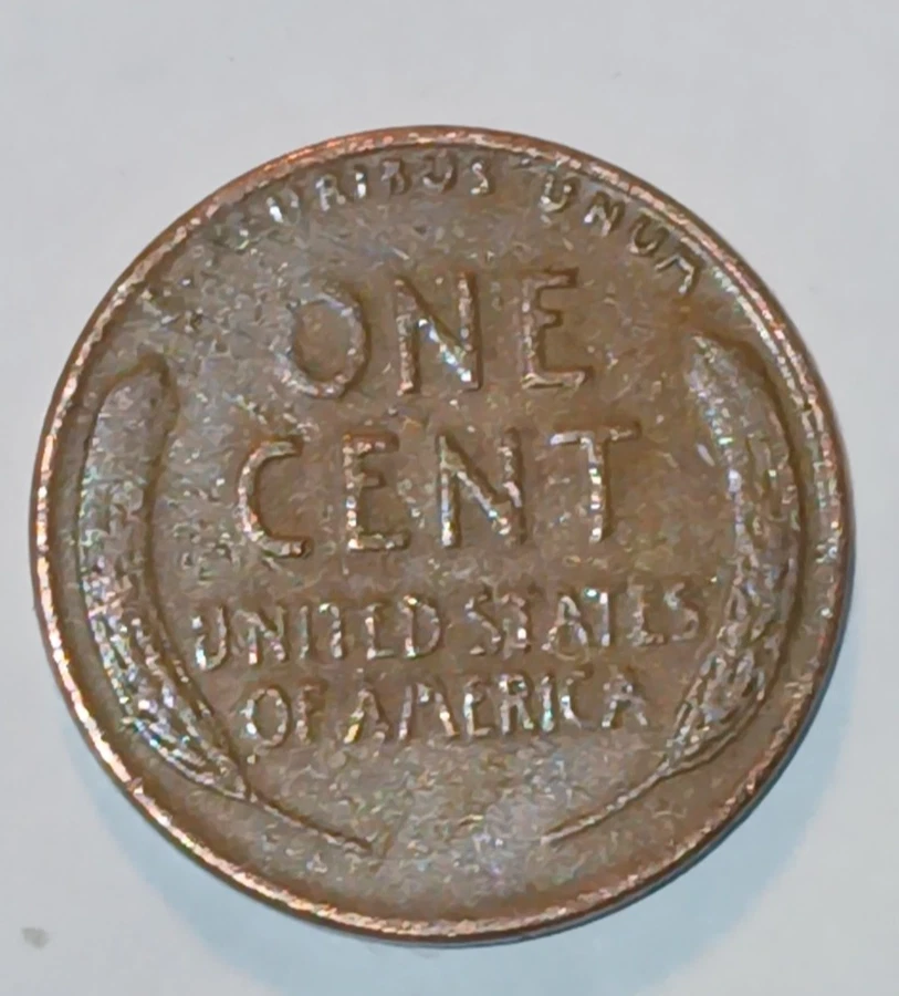 VINTAGE 1952 S LINCOLN WHEAT COPPER PENNY WITH ERROR - Image 4 of 4