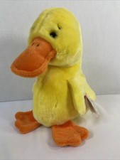 TY Beanie Buddy Large Plush QUACKERS the Duck 9.5" NEW MWMTs Stuffed Animal Toy