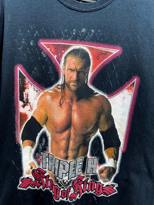 Vintage Triple H Wrestling WWE Rare T Shirt Men's Size M | eBay