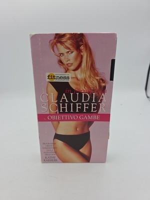 Claudia Schiffer - Perfectly Fit Legs (VHS, 1995) Vintage Perfect Legs