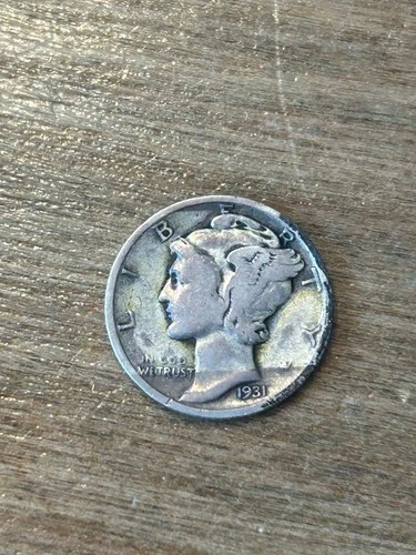 1931 Mercury Dime VG+