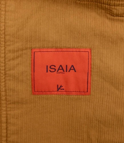 $1250 ISAIA Rust Hand-Sewn Overshirt Jacket Corduroy Cotton Comfort Project image 7