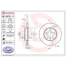 2x Bremsscheibe vorne für Skoda Fabia 4 PJ3 Kamiq NW4 Scala NW1 | 26228218
