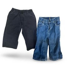 OshKosh B'gosh Pants Lot of 2 Sz 12 mths  Gray  Blue Jeans