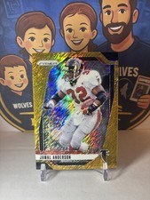 2024 Prizm Jamal Anderson Gold Shimmer /10 Falcons SSP #05/10 Rare