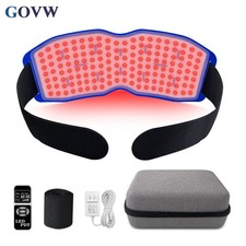 Portable 24W Red Near Infrared Light Therapy Heating Pad for Sports Injury Pain