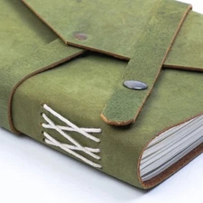 Leather Journal Blank Pages Wrap Strap Writing Notebook Sketchbook