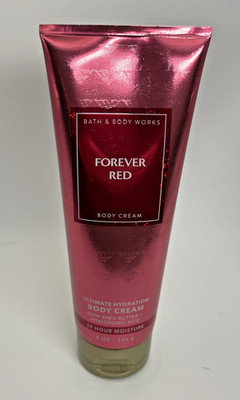 Bath and Body Works Forever Red Ultimate Hydration Body Cream 8 oz 24HR Moisture