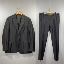 CANALI Mens Italian Classic 2 Piece Blazer  Pants Wool Lined Suit Size 56 6 R