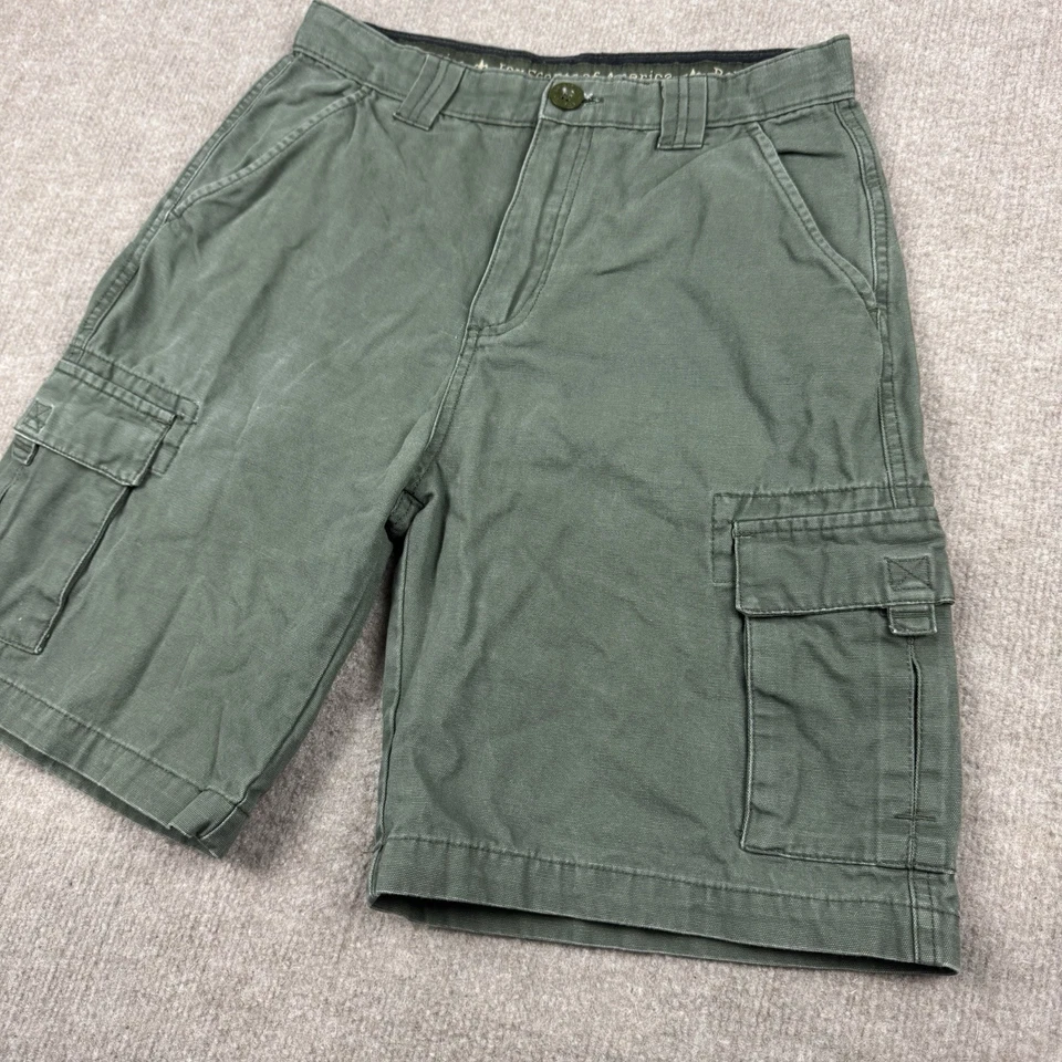 Boy Scouts of America Uniform Shorts Youth Size 18 Army Green Cargo Utility 28x9 - Image 2 of 4