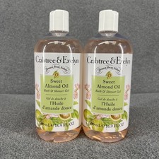 2x Crabtree  Evelyn Scented Bath Wash  Shower Gel Soap 16.9oz Sweet Almond Oil