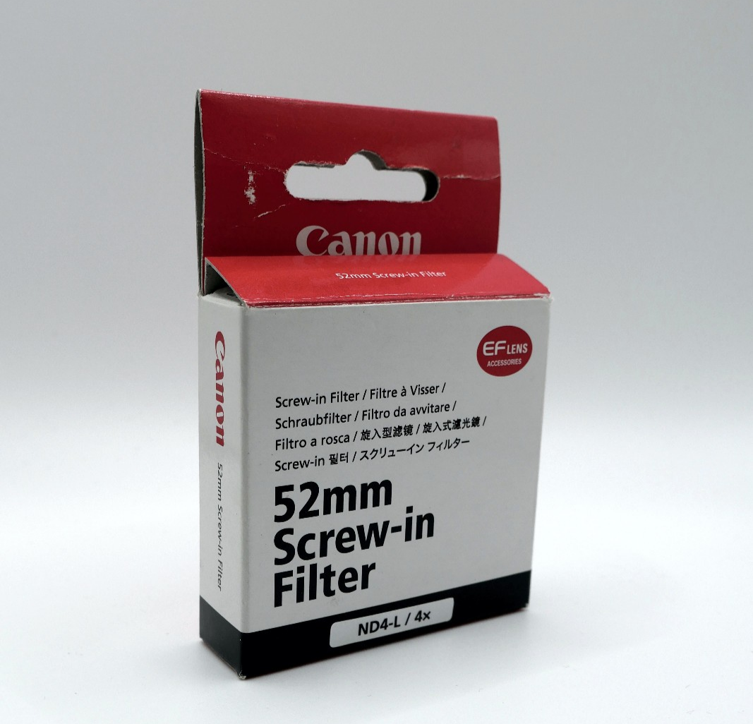 CANON Screw-in Filter 52mm ND4-L / 4x NEU