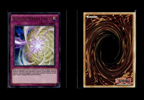 Quaking Mirror Force BOSH-EN076 YuGiOh Breakers of Shadow card