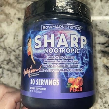 Bowmar Sharp Nootropic 30 servings In Peach