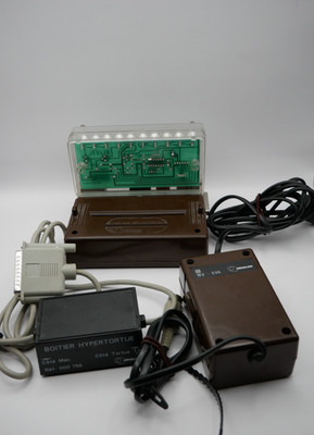 VINTAGE JEULIN TORTUE T3 ROBOT ZUBEHÖR Kartenleser, Ladegerät, Mac RAR 1980er