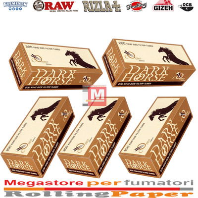Dark Horse Tubetti Copper Edition King Size 5 x BOX Filter Τubes 200er 8mm