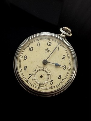 Thiel Taschenuhr Gebraucht Bauhaus Era 30er Jahre läuft