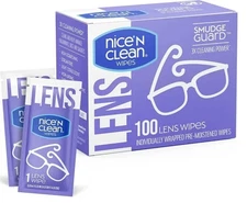 Lens Cleaning Wipes Pre-Moistened Eye Glasses Computer Optical Lens Cleaner 100P