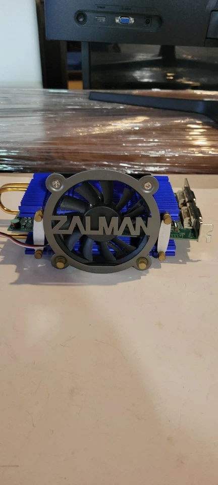 matrox MGI-PH-A8X128 graphics card plus zalman dual heatpipe VGA cooler ZM80D-HP - Image 3 of 4