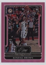 2022-23 Panini One and One Rookies FOTL FOTL Pink 5/6 Kendall Brown #129 1r3u