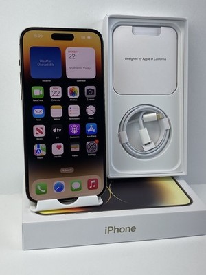 Apple iPhone 14 Pro Max A2651 1TB Gold Unlocked Clean IMEI 97% battery health