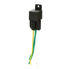 Normally Closed Car Relay DC 12V 40A 4 Pin with SPDT 12AWG Harness Sockets Fu...