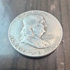 Franklin 1957 Half Dollar 90% Silver Business Strike Coin KM#195