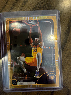 Topps 2025-26 NBA Hoops Myles Turner #11 Indiana Pacers Serial /50