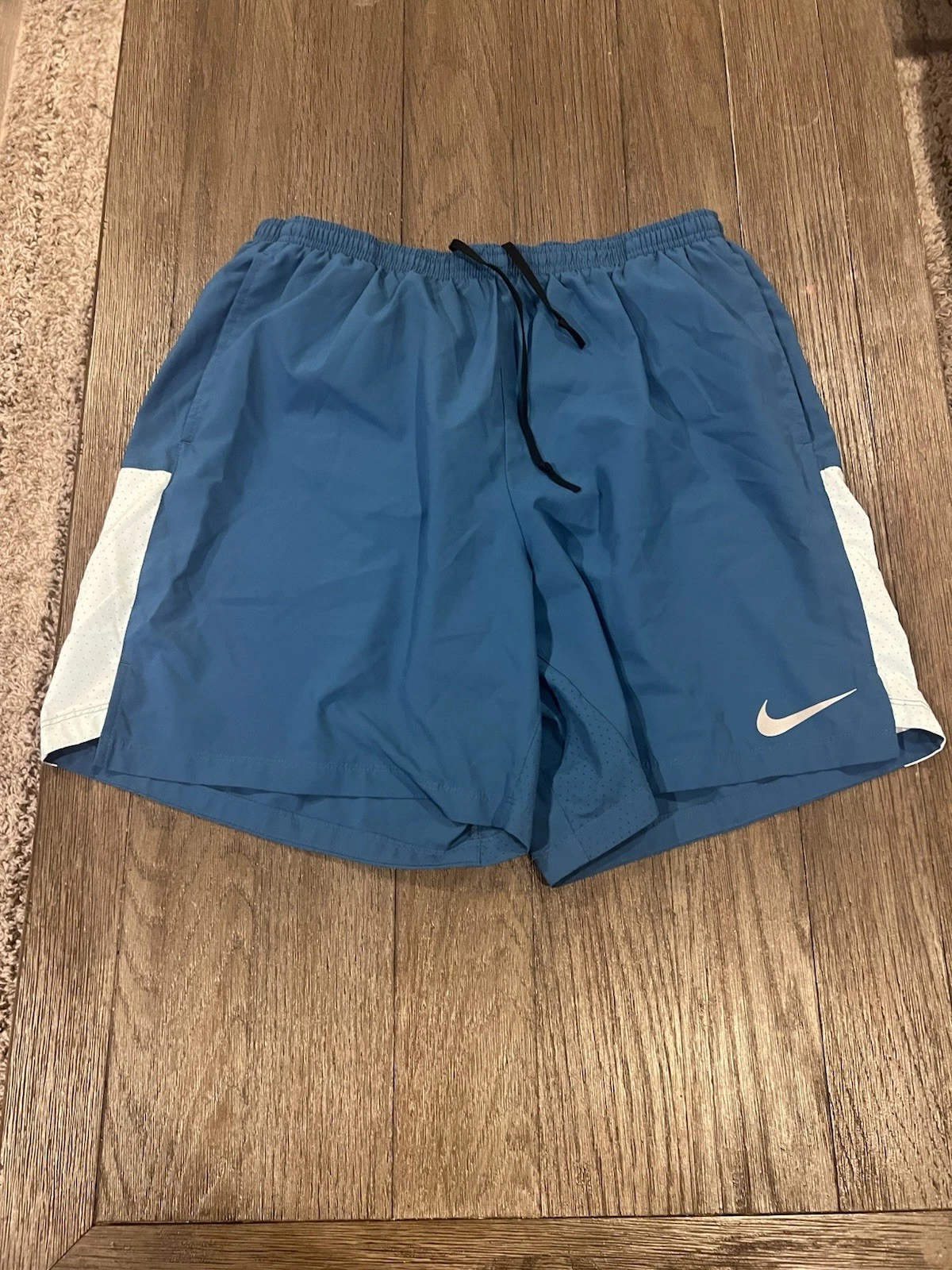 Mens Nike Lined Racing Running Shorts Teal XL