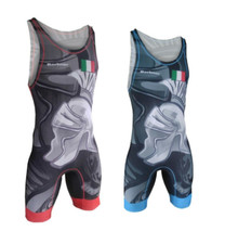 Mens Wrestling Singlet Suit Bodysuit Underwear BERKNER Italy Ringer Trikot