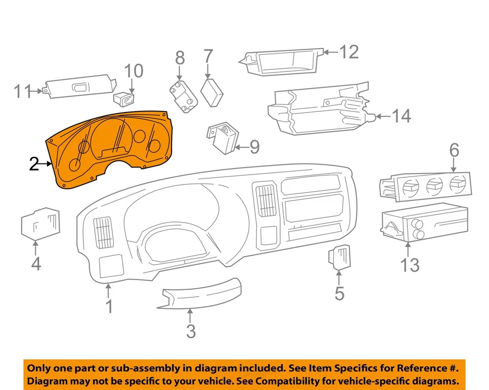 Medidor de velocímetro usado se adapta a: camioneta Chevrolet Express 3500 2000 mercado de EE. UU. gasolina Foto 3 de 4