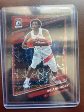OG ANUNOBY /39 2021-22 Panini Donruss Optic Black Velocity - NEW YORK KNICKS SSP