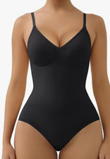 NEW Shaperx Women's 5213 Seamless Sculpt Body Shaper Black L/XL