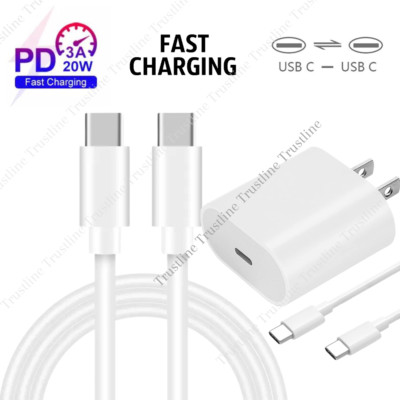 Fast Charger USB C-Type C Cable Lot For iPhone17 Pro Max 15 Plus i Pad Samsung
