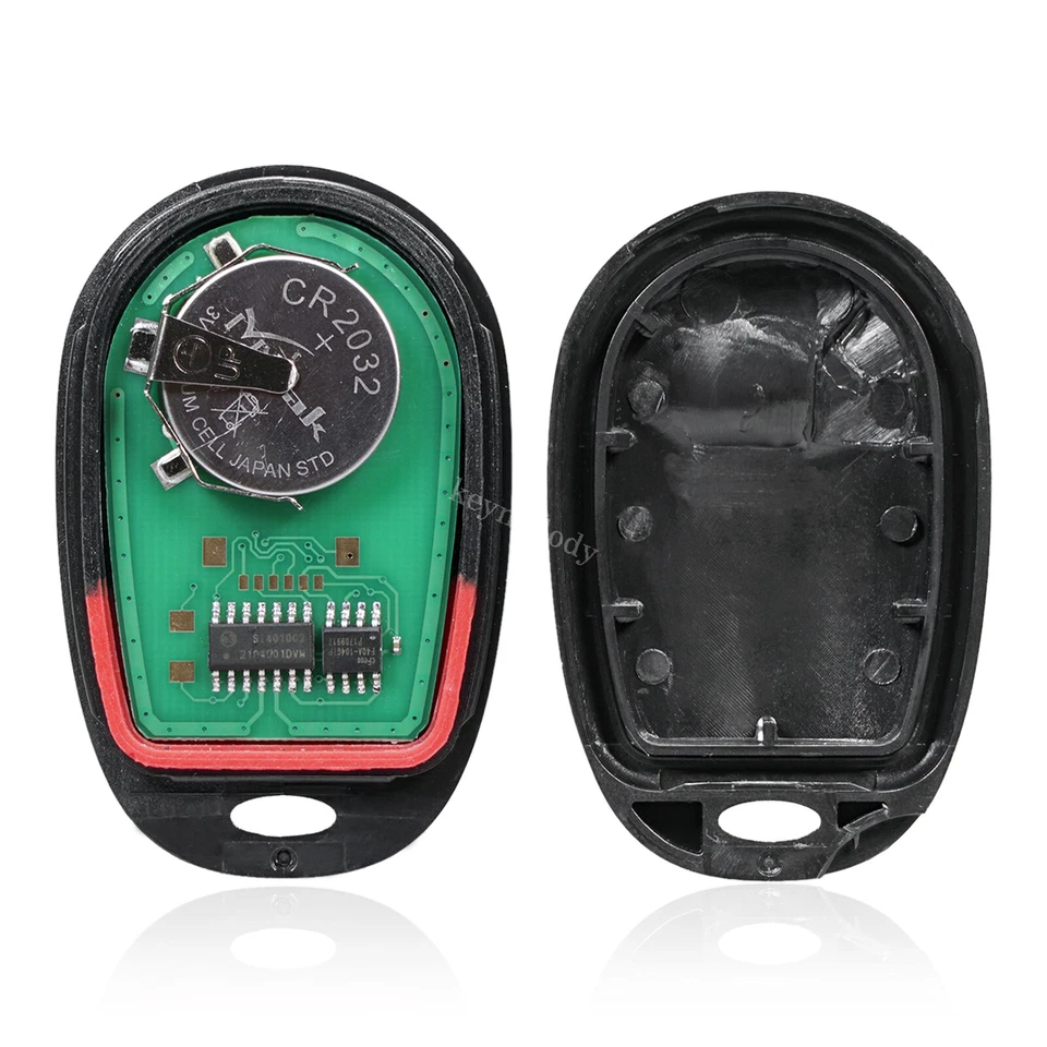 10X Para Toyota Tacoma 2005 2006 2007 2008 2009 2010 Mando a distancia Entrada sin llave Llavero Foto 3 de 4