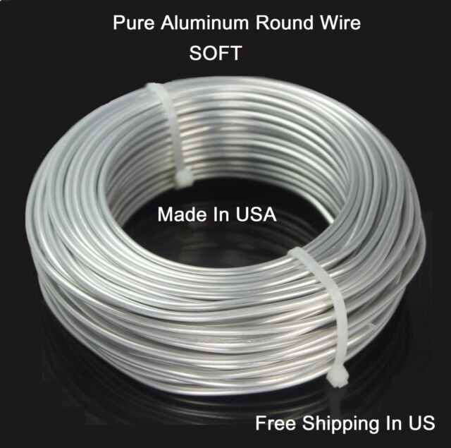 Aluminum Round Wire ( DEAD SOFT) pure Bright Aluminum Craft Wire