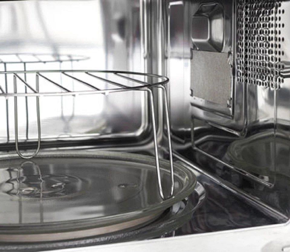 Kaiser 2520 Edelstahl Einbau Mikrowelle 25L Heißluft 2300W Grill 1300W Timer NEU - Bild 4 von 4