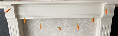 Easter Carrot Bunting Handmade  